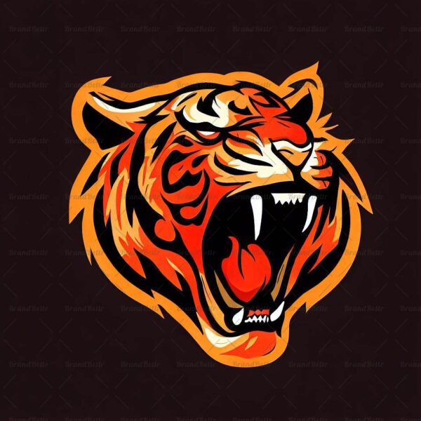 Brüllender Tiger